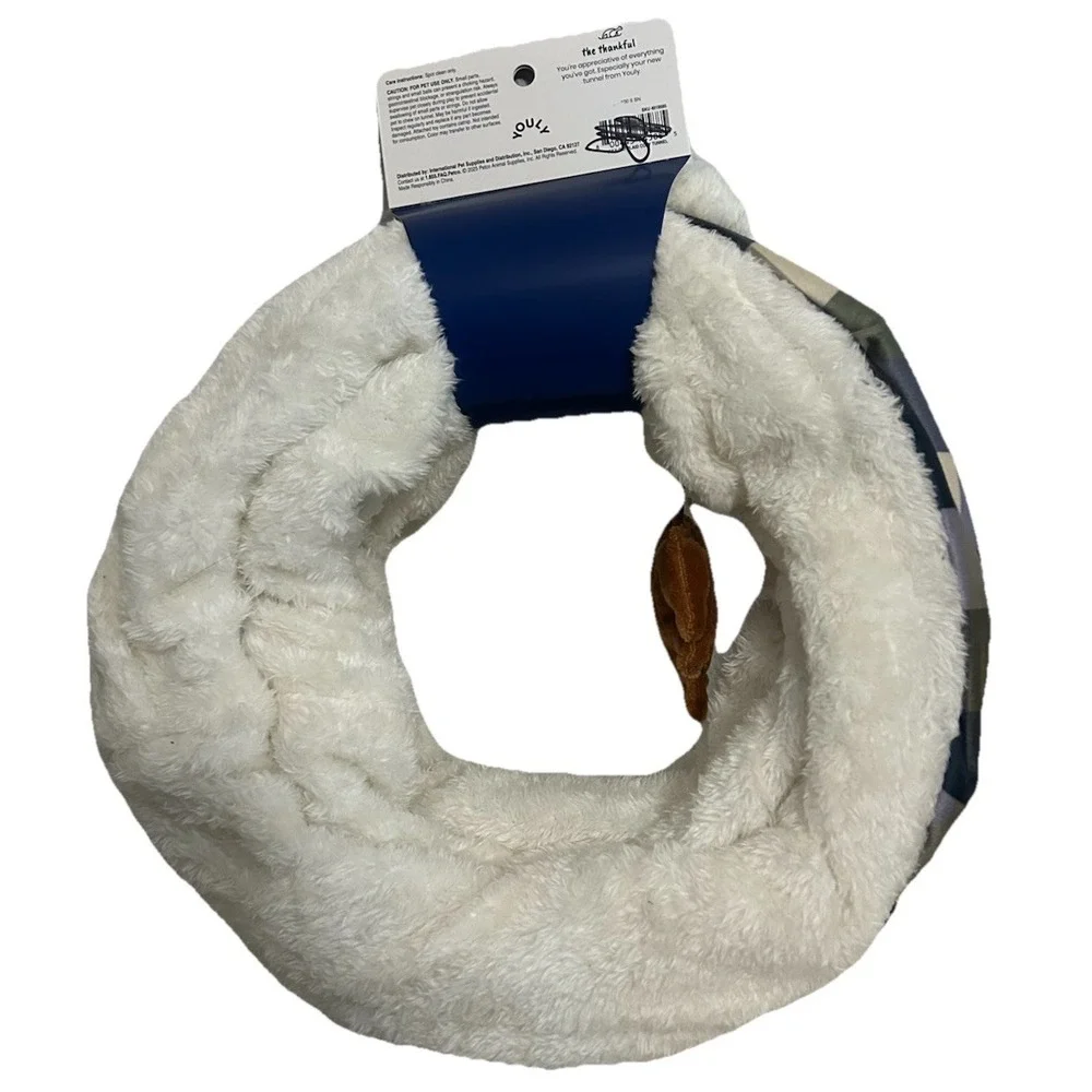 YOULY Plaid Cozy Cat Tunnel NEW